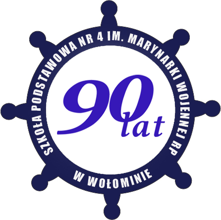 Jubileusz 90-lecia Szkoły Podstawowej nr 4 Logo Szkoła 90 Lecie 1